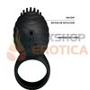 Anillo con estimulador de clitoris rotativo y carga USB